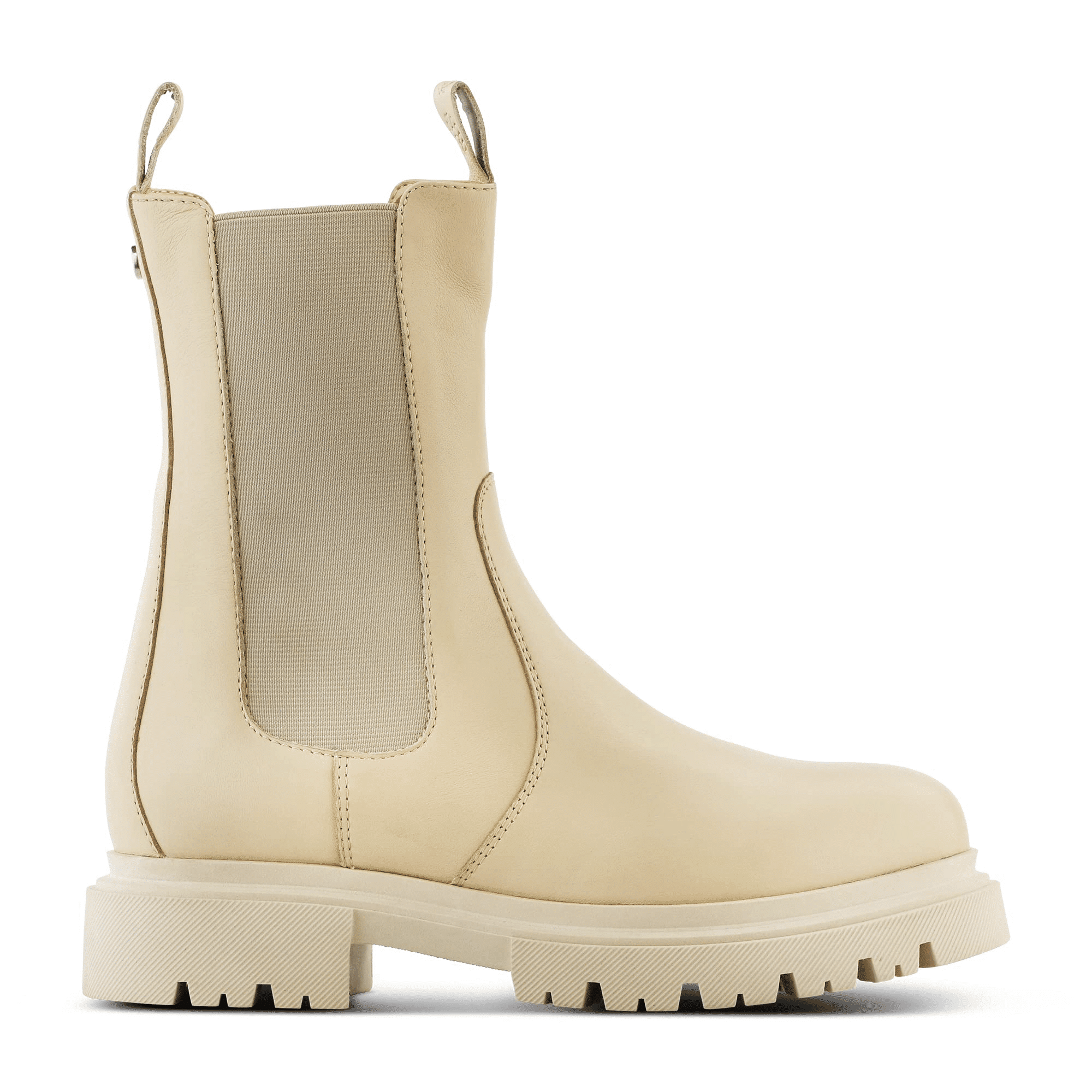 ALO_DWhiteimage_4-33 Alo Dover White Leather Combat Chelsea Boot - Image 1