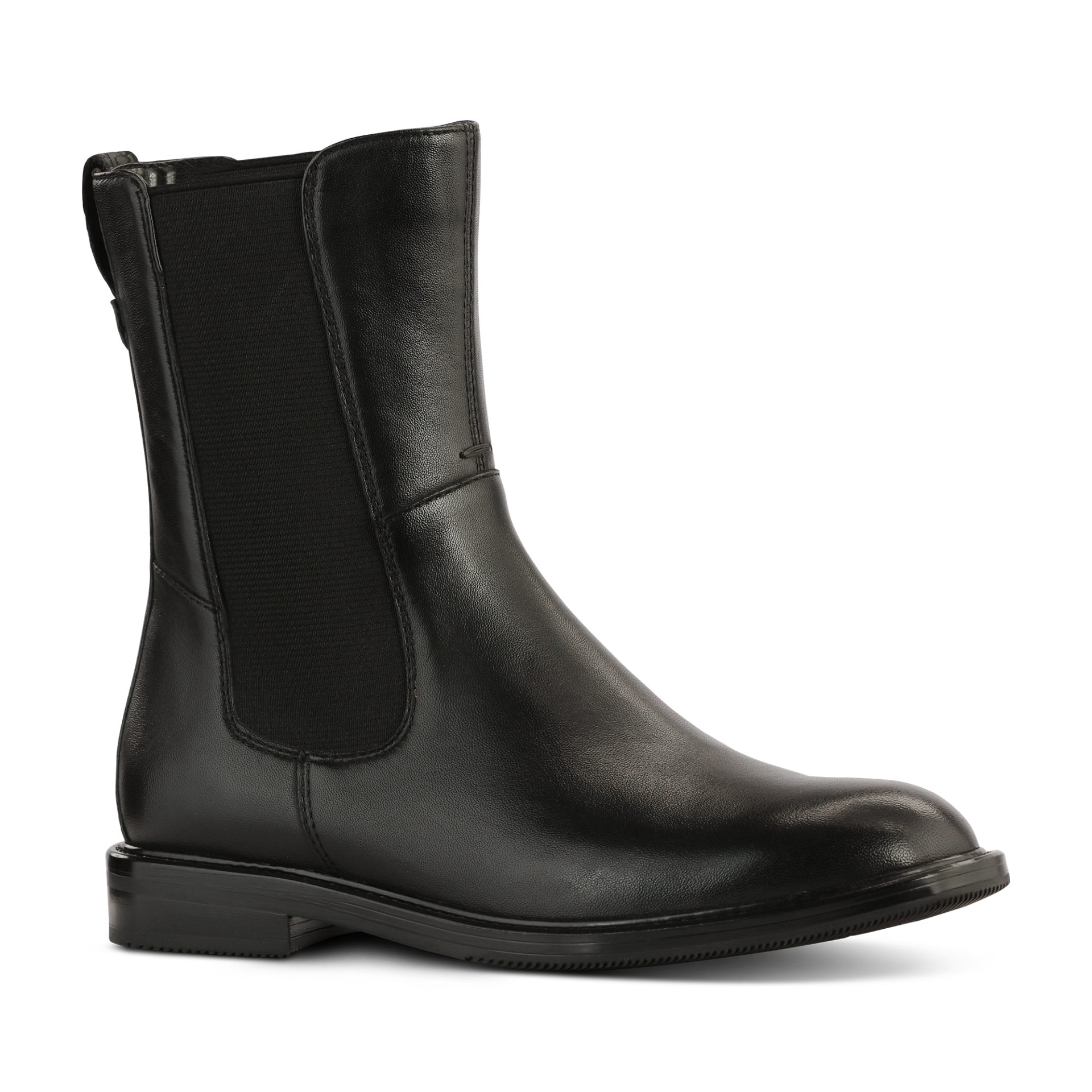 BELA_062A1702 Bela Black Leather Chelsea Boot - Image 1